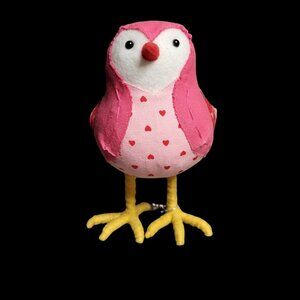 Target Wondershop Bird 2017 "Rosie" Pink and Red Hearts Valentine's Day Love